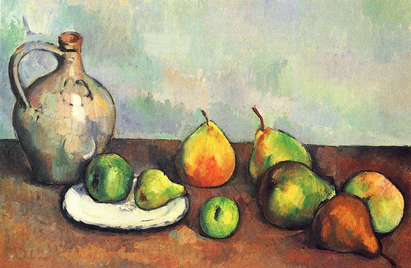 Paul Cezanne Stilleben, Krug und Fruchte France oil painting art